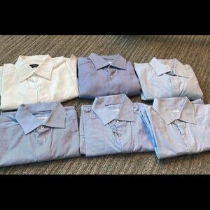 Eton/brooks brothers button down shirt bundle of six
